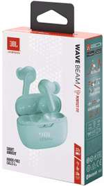 Беспроводные наушники JBL Wave Beam RU, USB Type-C, мятный