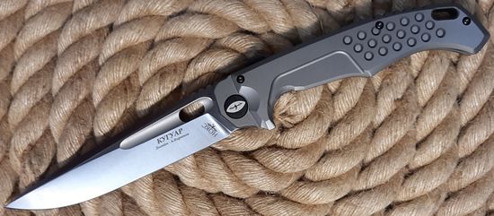 Нож НОКС Кугуар сталь М390, рукоять Титан (332-156506)