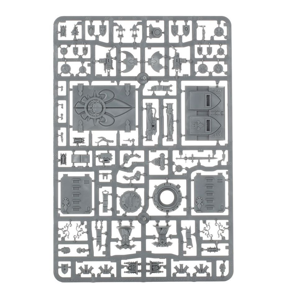 Adepta Sororitas Rhino upgrade sprue