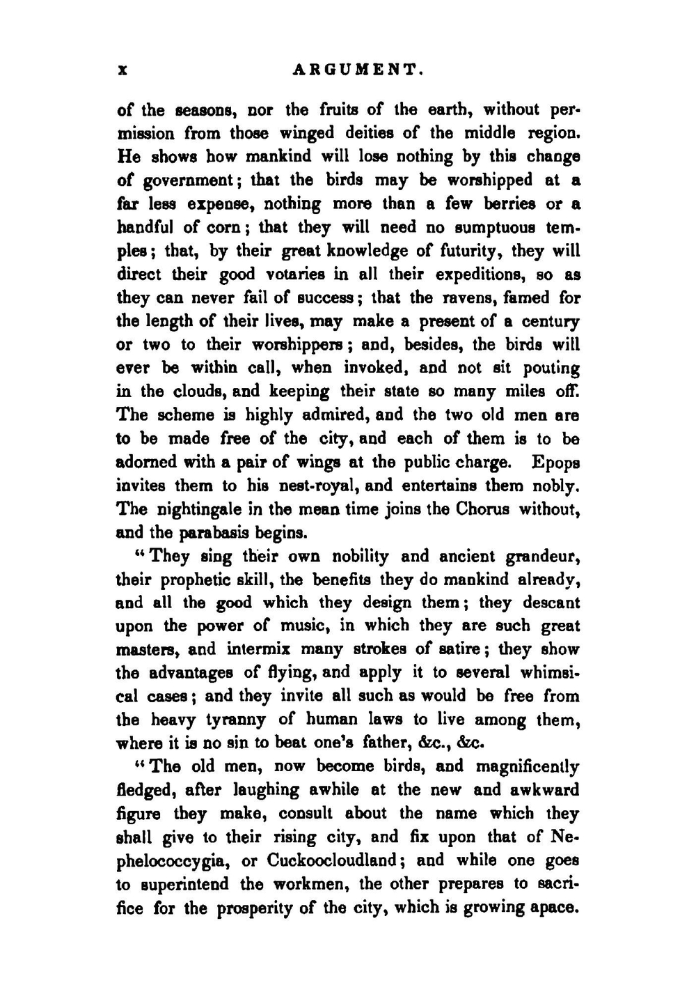 The Birds of Aristophanes, and a metrical table | Aristophanis