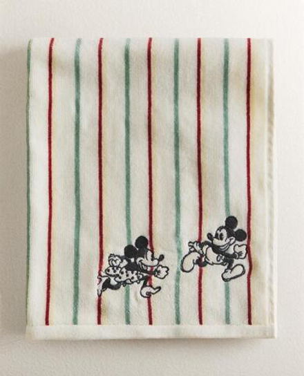 ZARA HOME ДЕТСКОЕ ПОЛОТЕНЦЕ МИККИ И МИННИ ©DISNEY, ЖЕЛТЫЙ