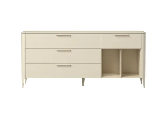 Тумба Type oak 4 ящика 2 полки ширина 180 см (дымка)