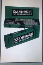 Kalashnikov. Vodka. 0.7 L. Gift set "Automatic" in a gift box