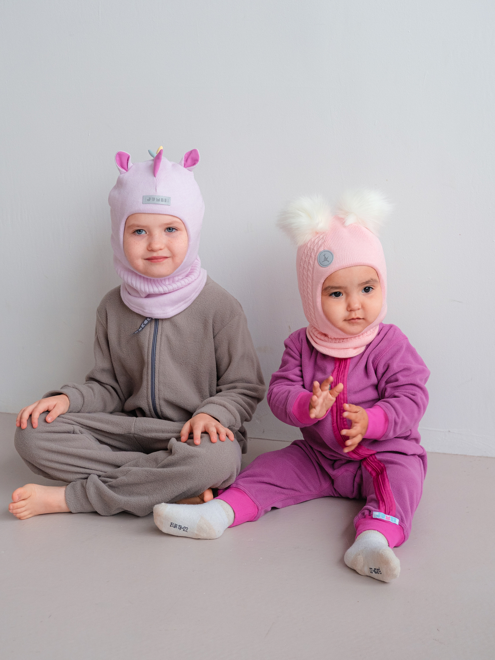 Шлем зимний вязаный (Розовое облачко) ЗУМ-ЗУМ