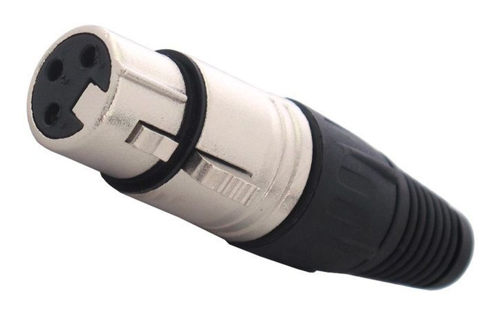 Lidge  AC3MM XLR3 штекер на кабель диаметром 3-6,5mm.