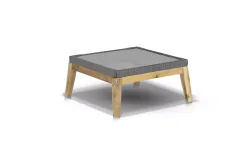 "Барселона" столик кофейный, деревянный каркас, акация