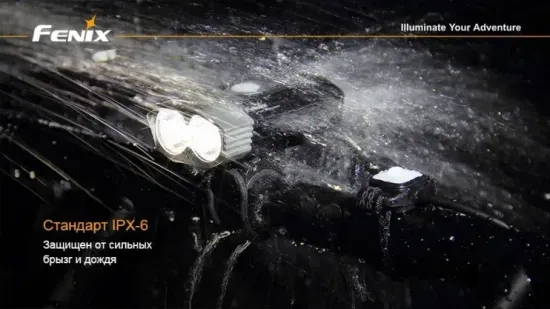 Фонарь Fenix Мод. BT30R (1800лм-170м)(светодиод: Cree XM-L2 T6)(154г)(внешний аккум. 2600mAh/7,4V)