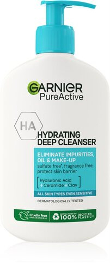 Garnier Pure Active - увлажняющий очищающий гель против несовершенств кожи /   250  ml  / GTIN 3600542488068