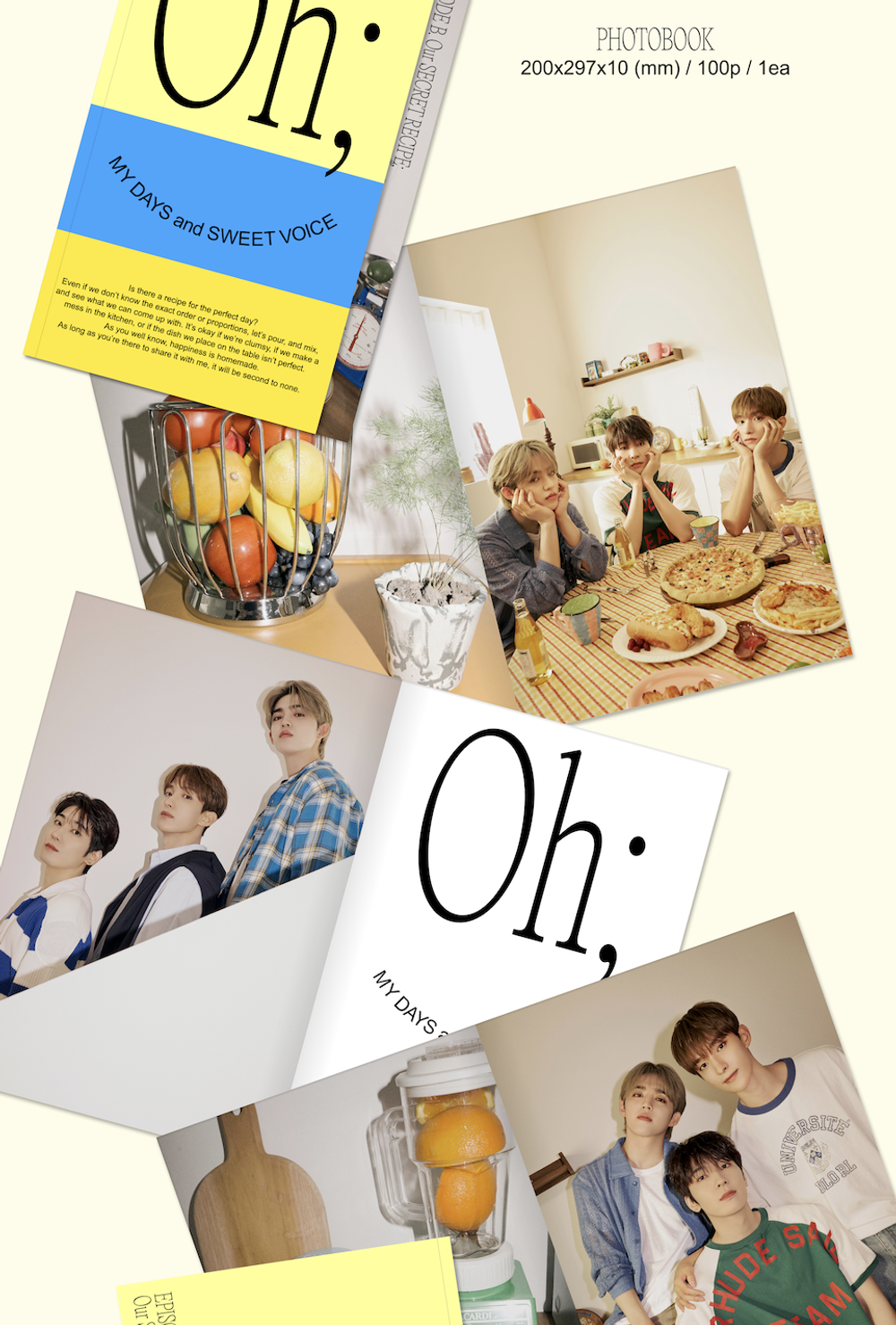 Фотобук SEVENTEEN (S.COUPS & WONWOO & DK) - [SEVENTEEN Episode : Oh, My Days and Sweet Voice B]