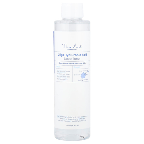 The Lab by BLANC DOUX, тонер с олиго и гиалуроновой кислотой, 200 мл (6,76 жидк. унции)