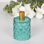 Подсвечник «Грани» 7,8*13 см, Изумруд