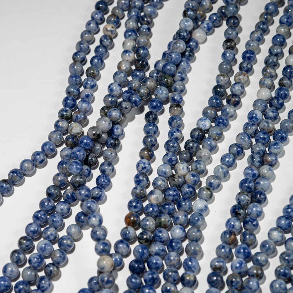 Содалит натуральный, 6,4мм, шар