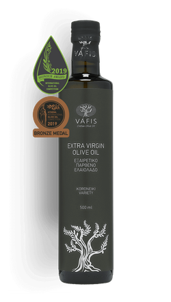 Оливковое масло нерафинированноеVAFIS Extra Virgin от NIKITAKIS в стекл. бут. 750 мл, Греция