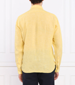 Льняная рубашка Liam BOSS BLACK - желтый(50490340)