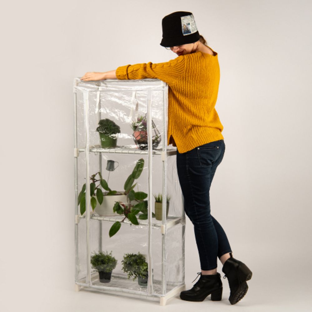 Теплица GREEN APPLE GA-House-3x-frame 3 яруса 1250х590х300 мм