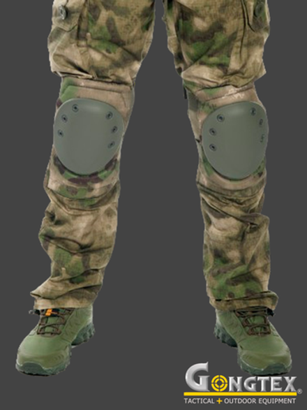 Тактические наколенники Gongtex Tactical Protection (GK03K). Мох