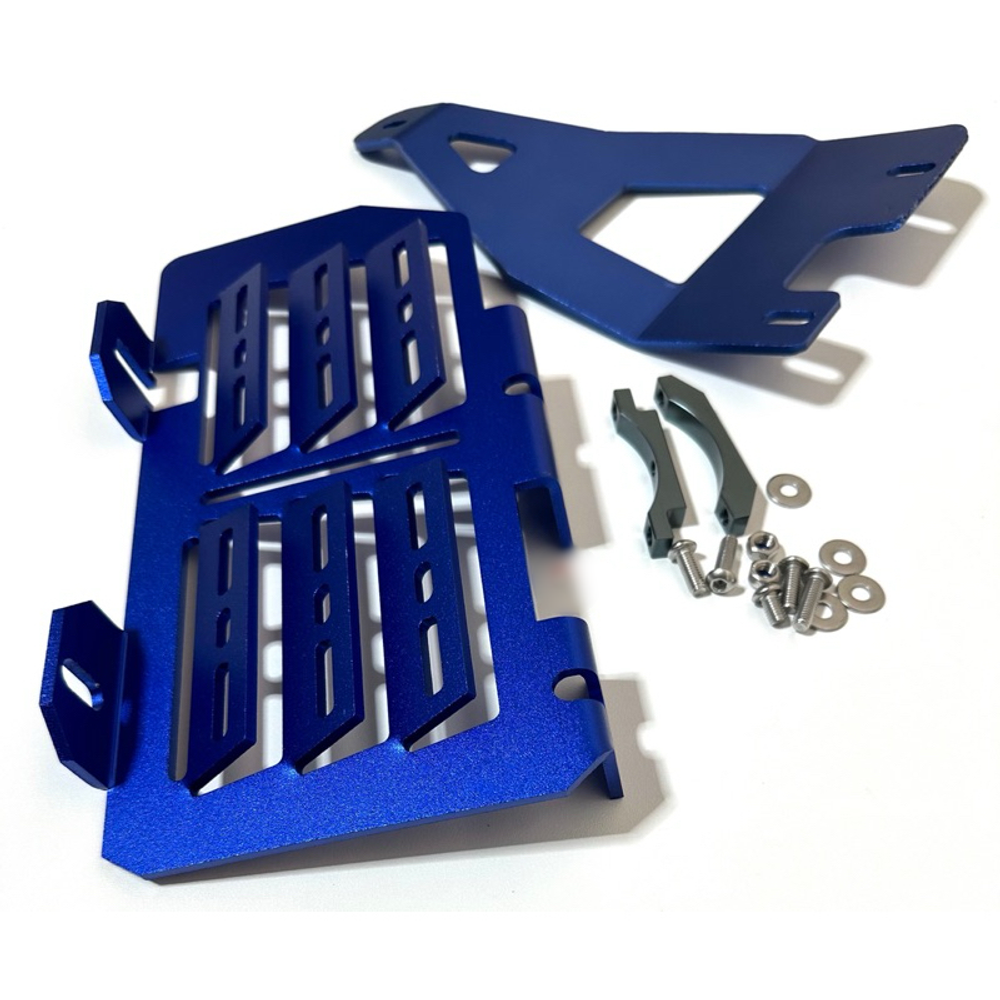 Radiator guard for Honda CRF300L (no brand) with side bracket reinforcement (2021-Up)