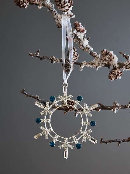 Набор из 4 украшений, 10 см, бусины