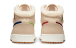 Jordan 1 Mid Utility Fleece Pearl White GS