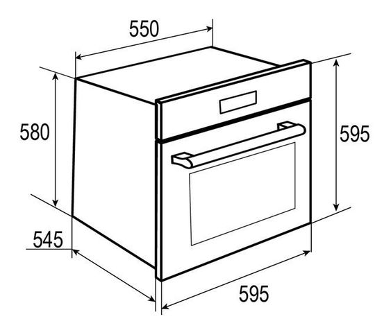 Электрический духовой шкаф Zigmund & Shtain EN 117.921 W