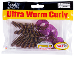 Твистеры съедоб. искусст. LJ Pro Series ULTRAWORM CURLY 4,0in (10.16)/S13 5шт.