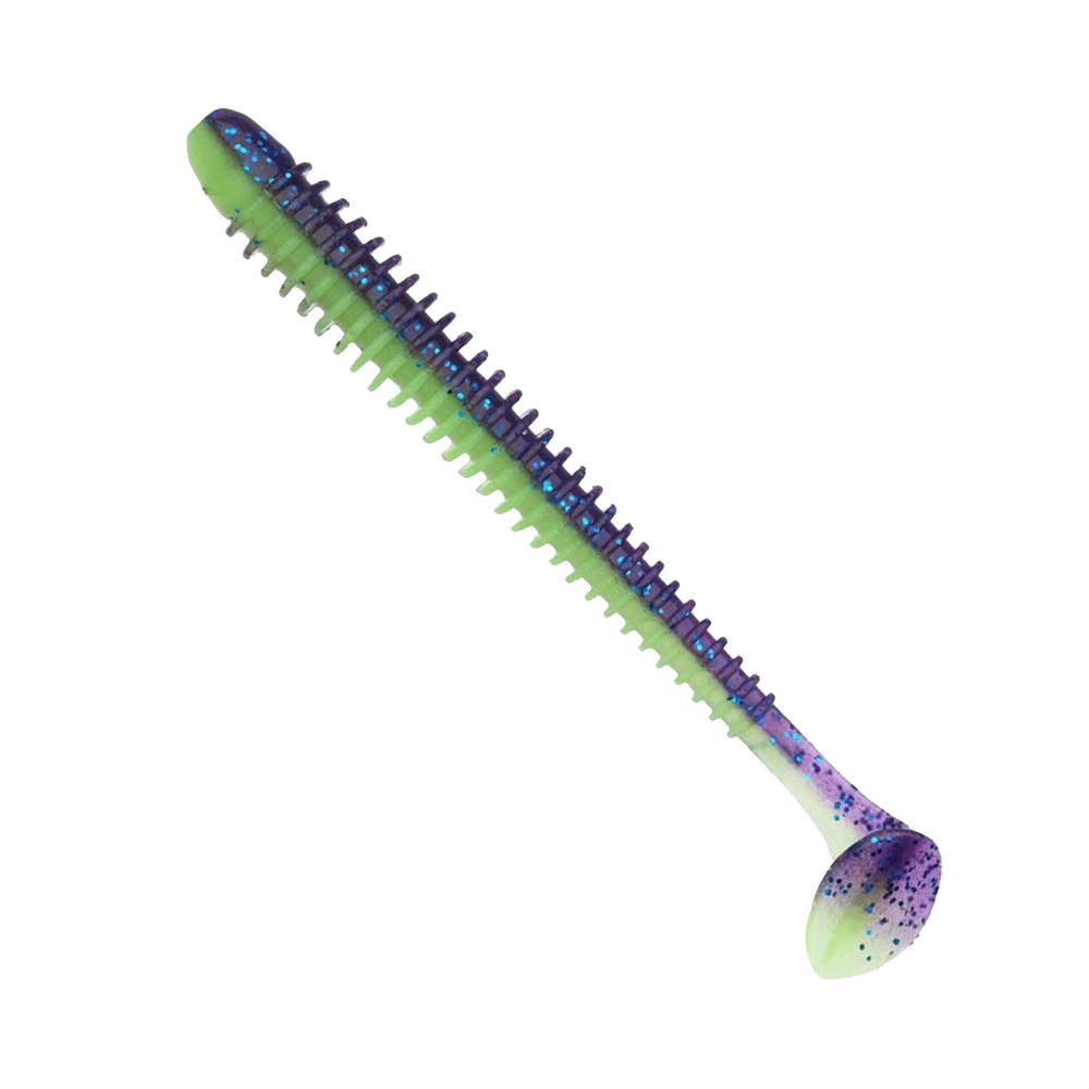 Приманка силиконовая Keitech Swing Impact 4.5" #417 Gold Flash Minnow, 3 упаковки по 6 штук