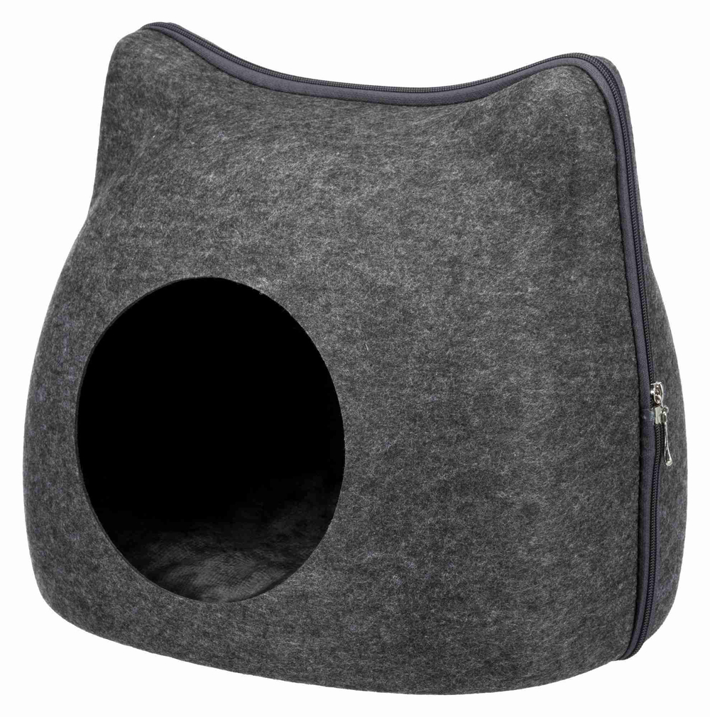 Лежак для собак и кошек Trixie Cat, размер 38x35x37см., антрацит