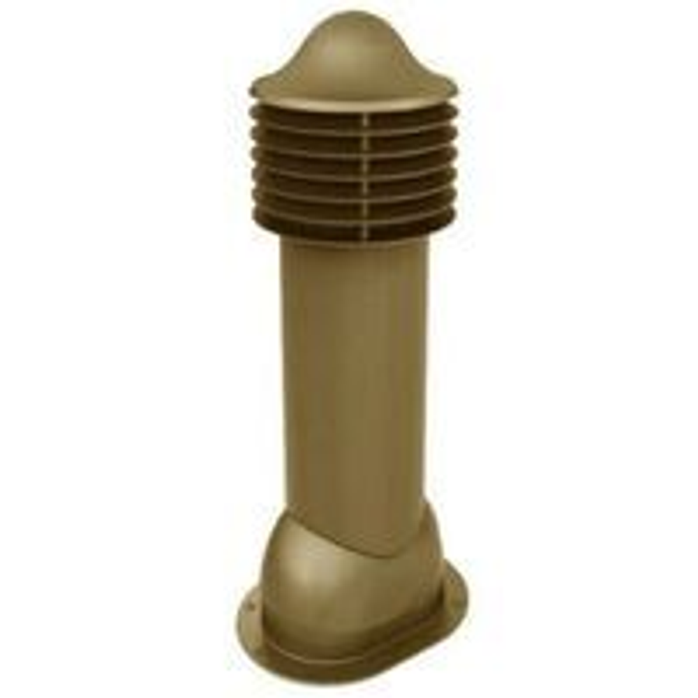 Труба вентиляционная Viotto D-110 H-550 для металлочерепицы RAL 8017 утепленная