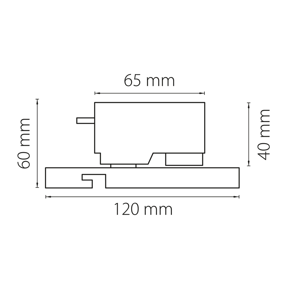 Трековое крепление с 1-фазным адаптером к 21383х/21483х Asta Lightstar 592066