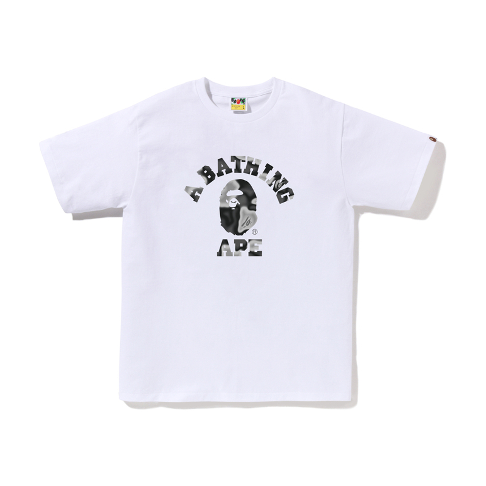 A Bathing Ape Liquid Camo College Tee