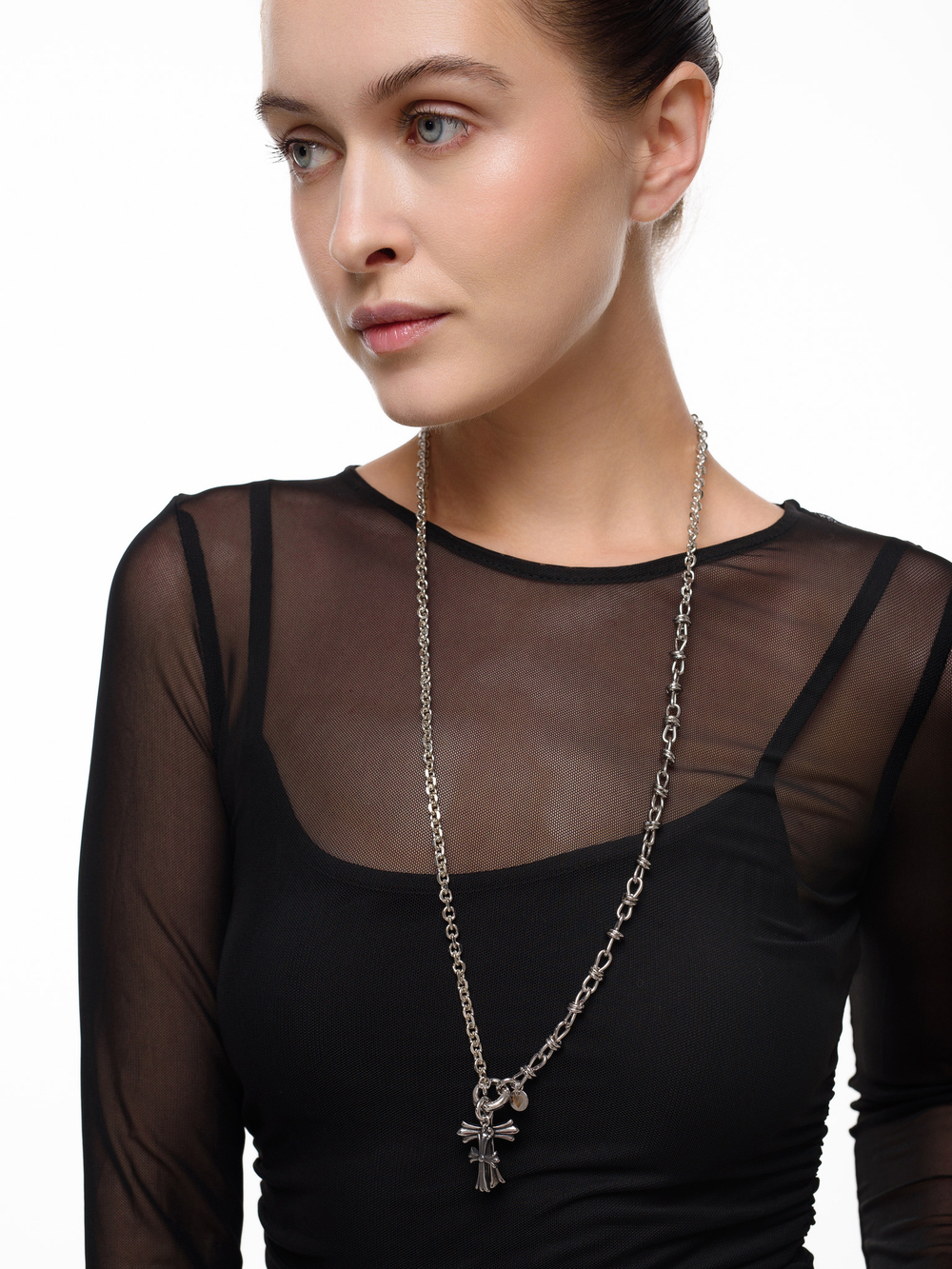Сотуар-цепь "Cross" Silver