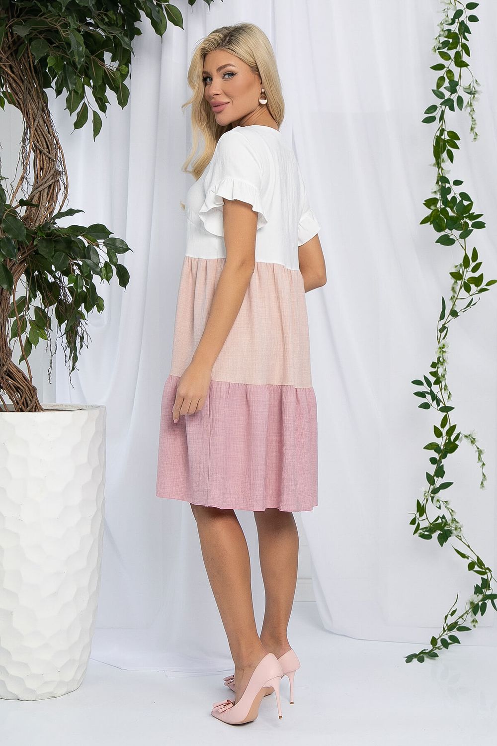 Платье Летний поцелуй (розовое) П12823-12М LT Collection