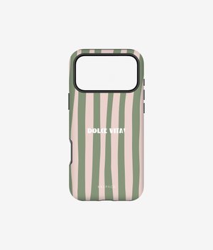 Чехол DOLCE VITA (розово-оливковый) для iPhone