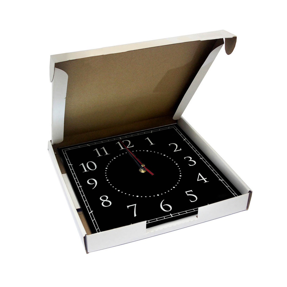 Настенные часы Ideal 851 черные