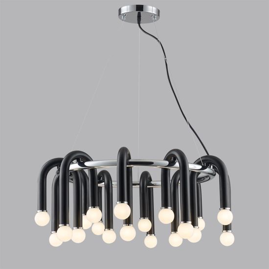 5699/20 MODERNI LN23 000 чёрный, хром Люстра E14 20*60W 220V CASPIAN