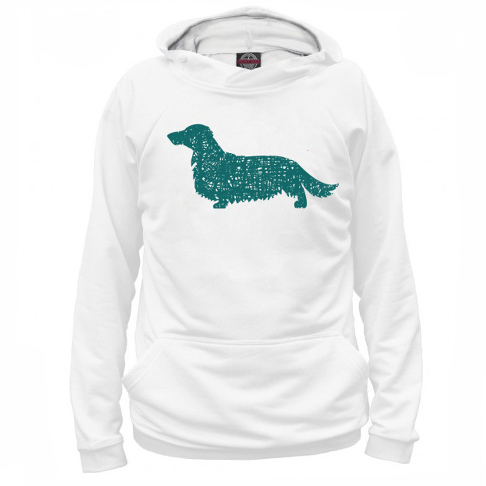 Толстовка "Длинношерстная Такса"