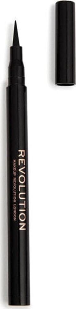 Контур для глаз Makeup Revolution The Liner Revolution, Eyeliner w pisaku BLACK, 1ml