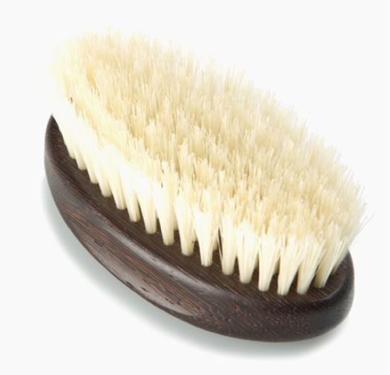 Щетка для бороды Acca Kappa Beard Brush, дерево Венге (белая)