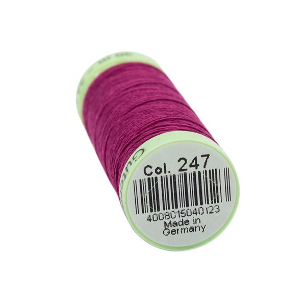 Нитки отделочные Gutermann Top Stitch 30 (30 метров), 5 кат. | 247 фуксия