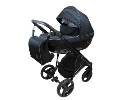 Детская коляска Bruca Vegas 2 в 1 (Черный)