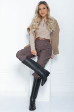 Брюки Джиллиан (коричнево-бордовые) Б12118 LT Collection