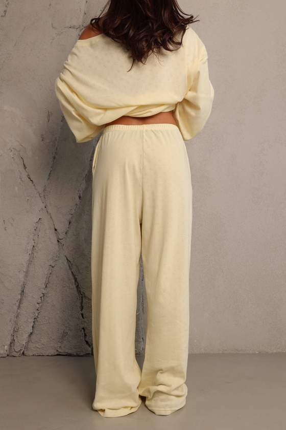 Брюки OVER из трикотажа