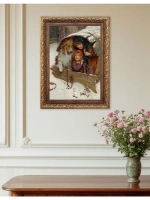 Картина на стену интерьерная на холсте "Дети"