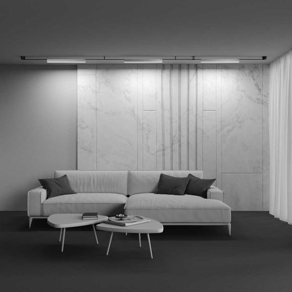 Подвесной светодиодный светильник Maytoni Technical Pendant system Parity Basis TR129B-24W4K-W