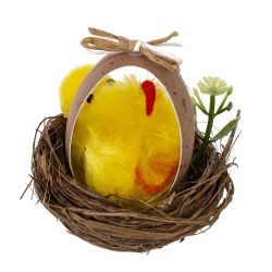 GAEM Набор из 2-х изделий декоративных "Гнездо пасхальное" (5,5*5), L11 W6 H6 см