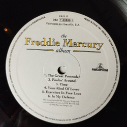 Винтажная виниловая пластинка LP The Freddie Mercury Album (Portugal 1992) The Great Pretender