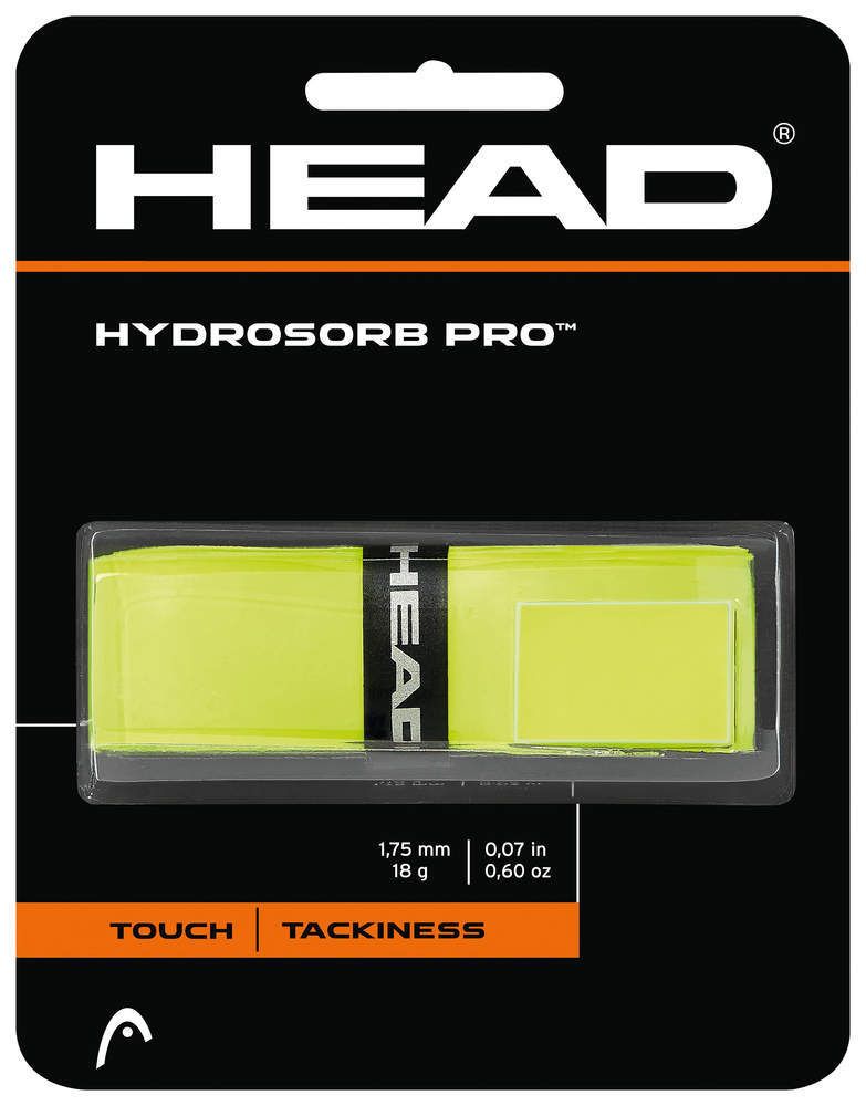 Теннисные намотки базовые Head Hydrosorb Pro yellow 1P