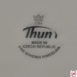 Набор салатников Thun Мария Луиза золотая лента Ivory 19 см(6 шт)