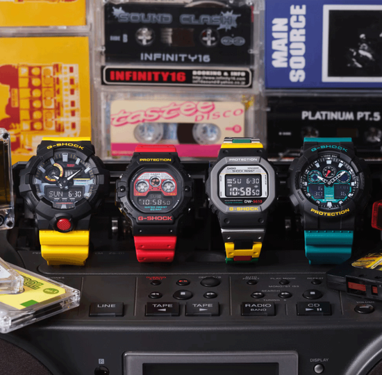 электронные часы японского бренда Casio G-CLASSIC модель GA-100MT-1A3