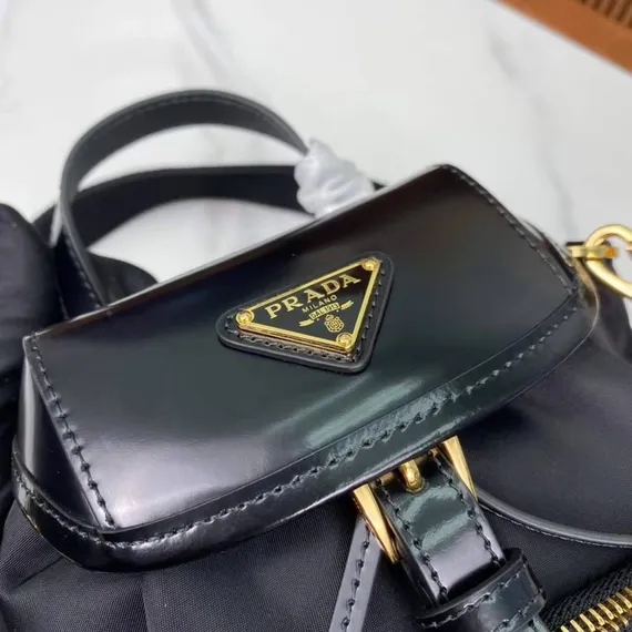 Рюкзак Prada Re-nylon черный